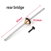 Metal Differential For WPL B1 B16 B36 C14 C24 C34 JJRC Q60 Q61 Q62 Q63 Q64 Q65 RC Car Parts