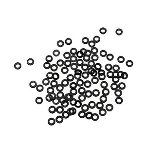 100Pcs M2 M2.5 M3 Black Plastic Nylon Washer Plated Spacer for RC Model