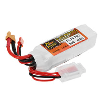 ZOP Power 11.1V 600mAh 70C 3S Lipo Battery JST XT30 Plug for Eachine Lizard95 FPV Racer 