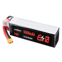 URUAV 14.8V 6000mAh 75C 4S Lipo Battery XT60 Plug for RC Quadcopter Car