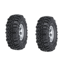 2PCS RGT EX86100 1/10 RC Car 1.9 Inch Pre-mount Tires & Wheel R86034 Spare Parts 