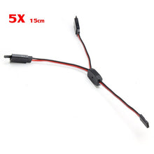 5 X Amass 60 Core 15cm Y Servo Cable for Futaba Preventing Buckle 