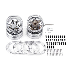 4PCS 1.9 Inch Aluminum Alloy Wheel Hub for 1/10 TRX4 SCX10 D90 RC Crawler Car Parts
