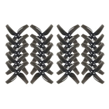 LDARC 51mm-4blades Racer Propeller 1.5mm Hole Diam Clear Black With M2 Screw Fixing 