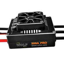WOLF 200A PRO Aluminum Alloy Fully Waterproof Brushless ESC for 1/5 1/8 RC Car Models 
