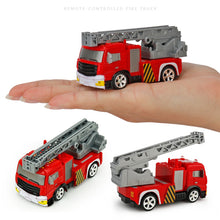 Coke Can Shenqiwei 8027 1:58 Aerial Ladder Fire-Truck RC Car Mini 4 Channel 