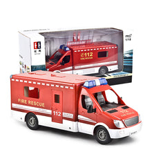 Double E 671 2.4G Rescue RC Car Vehicle Models Children Toys Engineer Truck