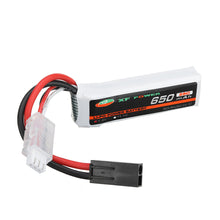 XF POWER 7.4V 650mAh 25C 2S Lipo Battery Small Tamiya Plug 