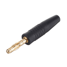 Amass 4mm Banana Bullet Connector Plug With Black/Red Color Rubber Sheath for Adapter Cable