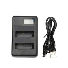 LCD Smart Battery Dual Charger for Xiaomi XiaoYi 4K/4K+ Sport Camera