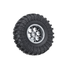 2PCS RGT EX86100 1/10 RC Car 1.9 Inch Pre-mount Tires & Wheel R86034 Spare Parts 