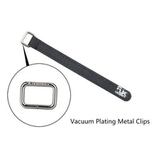 4Pcs RJXHOBBY 100-400mm Nylon Battery Straps Metal Buckle Black for Lipo Battery