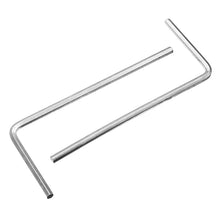 4Pcs 4mm Metal Silver Hex Key Hex Wrench for M5 M6 Hex Screw