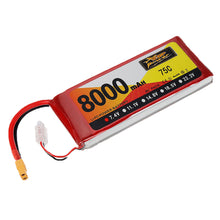 ZOP Power 7.4V 8000mAh 75C 2S Lipo Battery XT60 Plug for RC Airplane Car