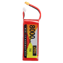 ZOP Power 11.1V 8000mAh 75C 3S Lipo Battery XT60 Plug for RC Quadcopter Airplane Car