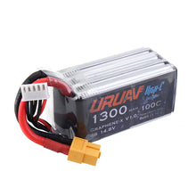 URUAV Graphene-X V1.0 4S 14.8V 1300mAh 100C Fast Charge Lipo Battery XT60 Plug for RC Drone FPV Racing