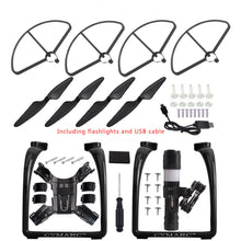  Upgraded Propeller Blade Protector Flashlight Black Kit RC Quadcopter Parts for Hubsan H501S