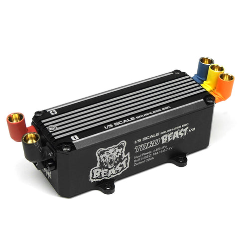 SKYRC TORO BEAST V2 200A Biult 8S Programmable-in BEC Brushless ESC for 1/5 Off Road Truck RC Car Parts
