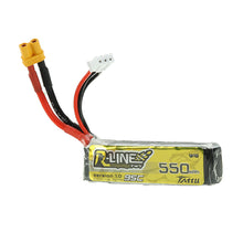 TATTU R-LINE V1.0 7.4V 550mAh 95C 2S Lipo Battery XT30U-F Plug For RC Drone