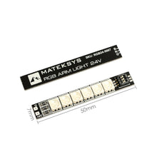 2PCS Mateksys RGB ARM 24V 50X7mm Light LED Strip Board for RC Drone FPV Racing