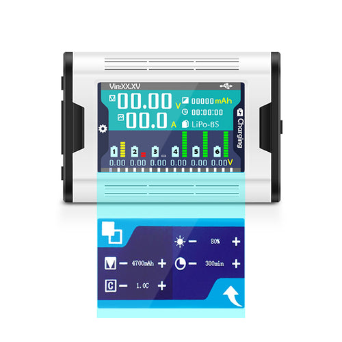 Charsoon 100W 10A Magical Core MINI LCD Battery Charger