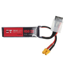 BT 14.8V 450mAh 75C 4S Lipo Battery XT30 Plug for RC FPV Racing Drone