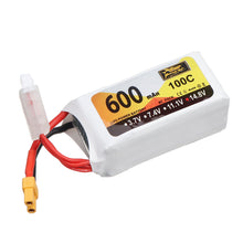 ZOP Power 14.8V 600mAh 100C 4S Lipo Battery XT30 Plug for 90mm to 180mm Size Multi Rotor