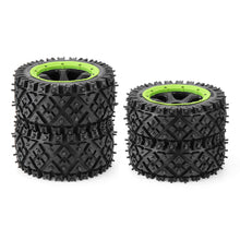 4PCS Rovan 85243 Front Rear Tires & Wheels for 1/5 HPI KM Baja 5B RC Car Parts