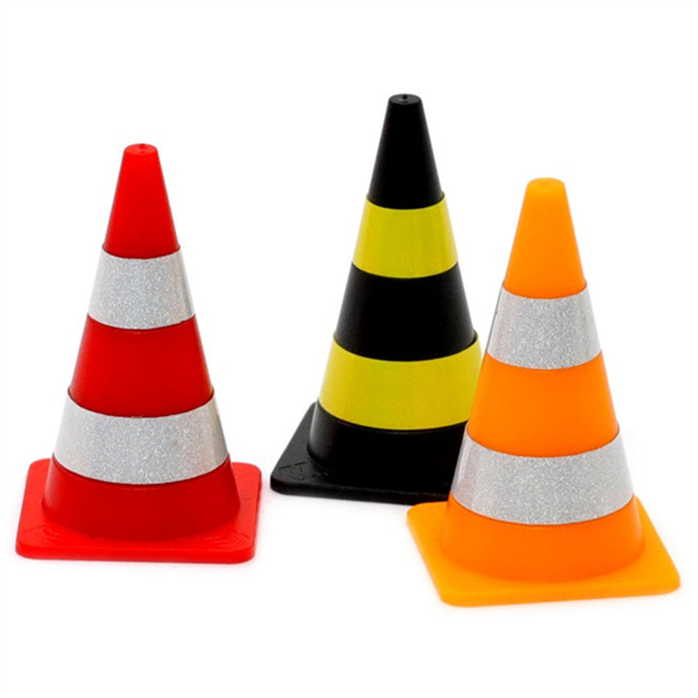 8PCS Orlandoo-Hunter Mini Road Cone with Sticker for OH32A02 OH32A03 1/32 Rc Car Model Parts 