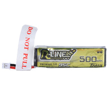 TATTU R-LINE 1.0 3.7V 500mAh 95C 1S Lipo Battery PH2.0 Plug for 100 to 180mm Multirotor FPV Drone 
