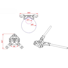 YUNYI RC Helicopter Parts Receiver Antenna Fixing Seat Mount For 450-700 Class RC Helicopter
