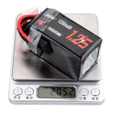 URUAV 22.2V 1250mAh 70C 6S XT60 Plug Lipo Battery for FPV RC Drone