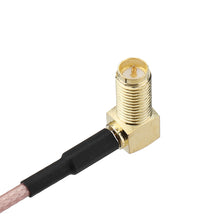 10CM RG316 RP-SMA Male to SMA Female/RP-SMA Female Right Angle RF Adapter Cable Extension Cord for RC Model RC Drone 