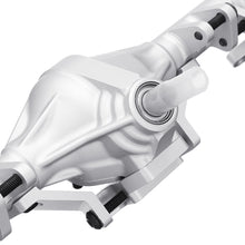 2PCS Silver Pass Metal Front And Rear Bridge Axle Tread 192MM For 1/10 SCX10 RC car