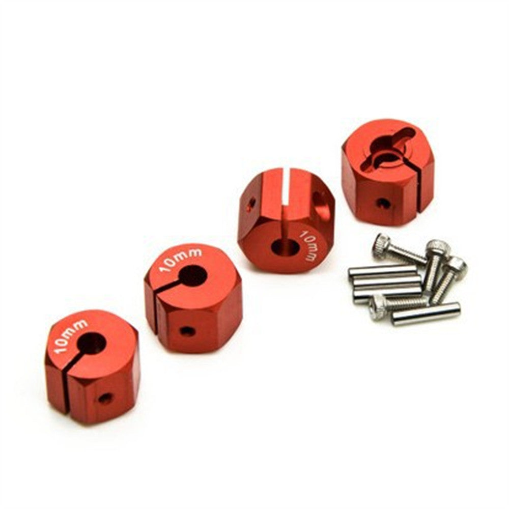 4PCS 10mm Thickness 12mm Widen Metal Adapter for 1/10 SCX10 CC01 WRAITH 90027 90034 Rc Car Parts