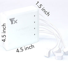 6 In 1 Multi Battery Dual USB Remote Controller Phone Charger Hub Parallel For DJI Spark Drone