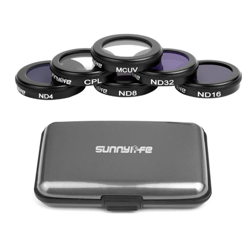 6PCS Set MCUV+CPL+ND4+ND8+ND16+ND32 Camera Lens Filter for DJI MAVIC 2 ZOOM RC Drone 