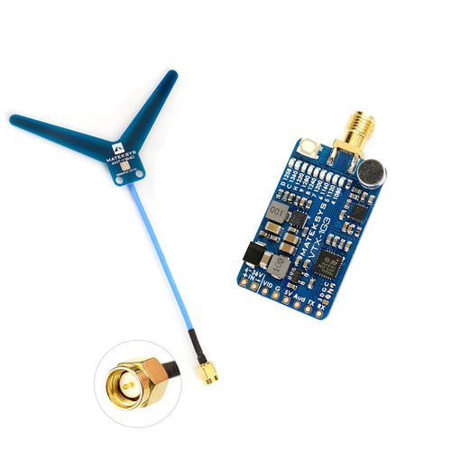 MATEK Systems VTX-1G3-9 1.2Ghz 1.3Ghz 9CH International INTL Version FPV Video Transmitter for RC Drone Goggles Monitor Airplane Long Range