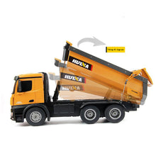 HuiNa 1573 RC Car 1/14 Trucks Metal Bulldozer Charging RTR Truck Construction Vehicle Kids Toys