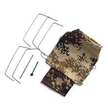 Canvas Truck Hood Cover Cloth for WPL B-24 B-16 1/16 Military Truck Rock Crawler Rc Car Parts