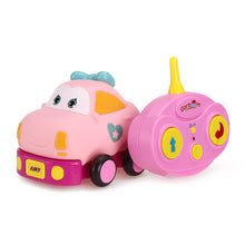 Beiens Electric Wireless Control Cartoon Mini RC Car with LED Light Music without Battery Toys