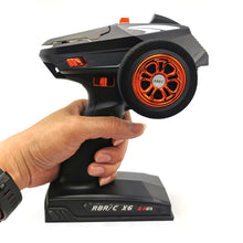 RBR/C X6 2.4G 6CH Transmitter with X6FG Receiver for JJRC Q65 MN 90 Rc Car Boat Tank Model Parts Orange
