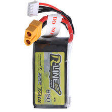 TATTU R-Line 11.1V 850mAh 95C 3S Lipo Battery XT60 Plug for 100mm to 180mm Multirotor FPV  