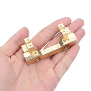 1PCS Traxxas TRX-4 RC Car Spare Parts Front Bumper Mount Gold Servo Moving Bracket Holder
