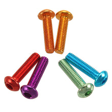 40PCS 7075 M3*6 M3*8 M3*10 M3*12 Screws Purple Red Blue Gold Green Orange for RC Drone FPV Racing