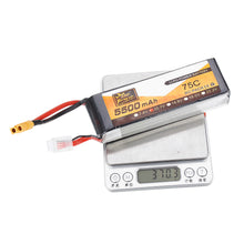 ZOP Power 11.1V 5500mAh 75C 3S Lipo Battery XT60 Plug for RC Car Quadcopter