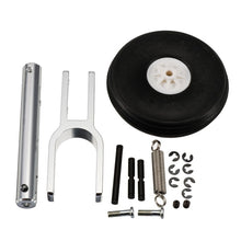 Aluminum Alloy Retractable Landing Gear With Wheels for MTD Talon Flying Wing RC Airplane