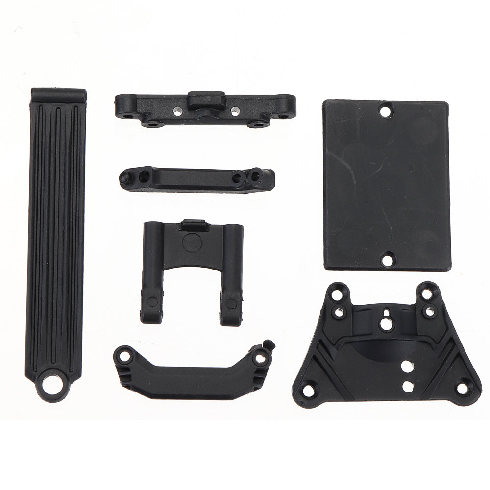 18101 Front Top Plate+Servo Guard+Suspension Brace For HBX 18859E 1/18 4WD Off Road Electric Powered Crawler RC Car Parts