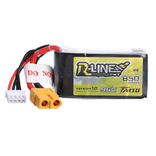 TATTU R-Line 11.1V 850mAh 95C 3S Lipo Battery XT60 Plug for 100mm to 180mm Multirotor FPV  