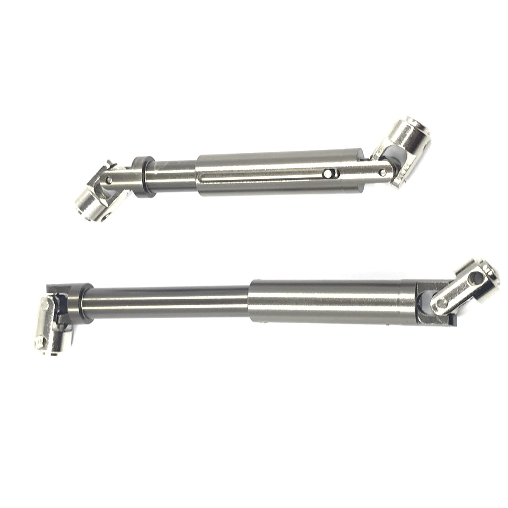 2PCS Universal Metal 66-138MM Drive Shaft For AXIAL SCX10 ELECTRIC 4WD RC Car 